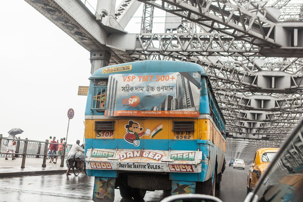 Kolkata Life - Howrah Bridge on a Rainy Day - Translation Service for Bengali